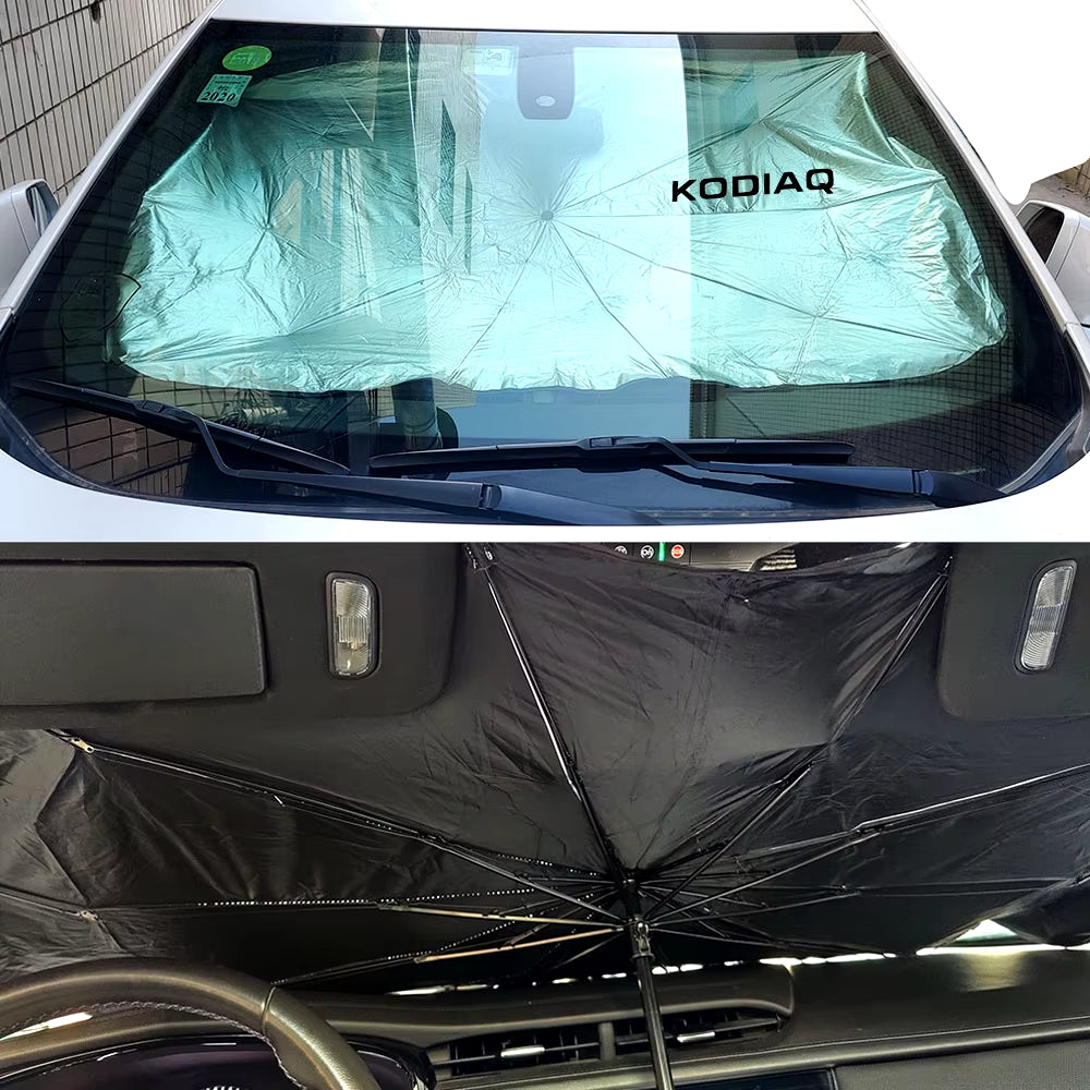 Car Sun Shade Protector Parasol for Skoda VRS YETI VISION SCALA ROOMSTER RAPID OCTAVIA KODIAQ KAROQ KAMIQ GT Fabia ENYAQ CITIGO