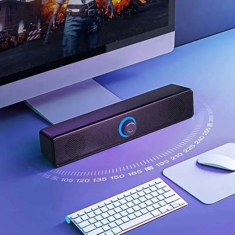 Wireless Bluetooth Speaker Pc Soundbar Wired Usb Powered Soundbar for Tv Pc Laptop Game Home Theater Surround Audio System 2024