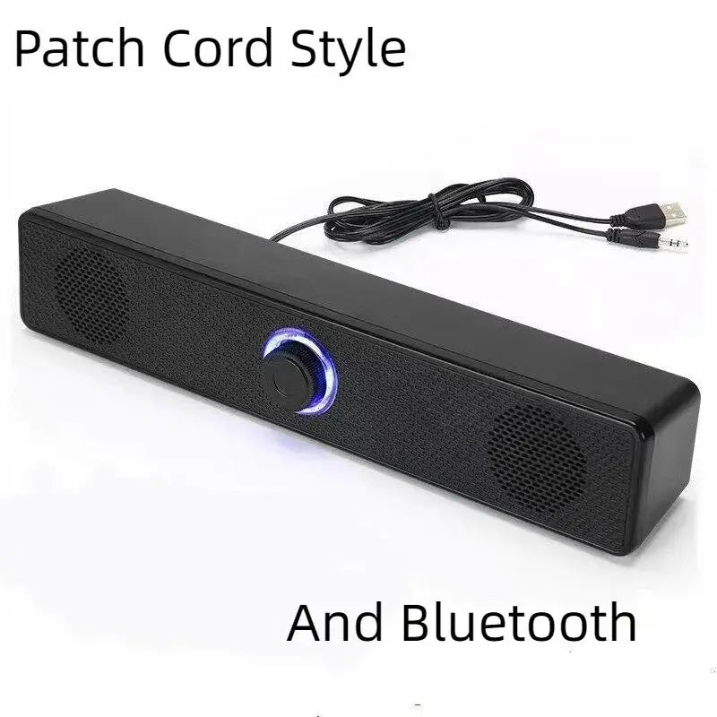 Wireless Bluetooth Speaker Pc Soundbar Wired Usb Powered Soundbar for Tv Pc Laptop Game Home Theater Surround Audio System 2024