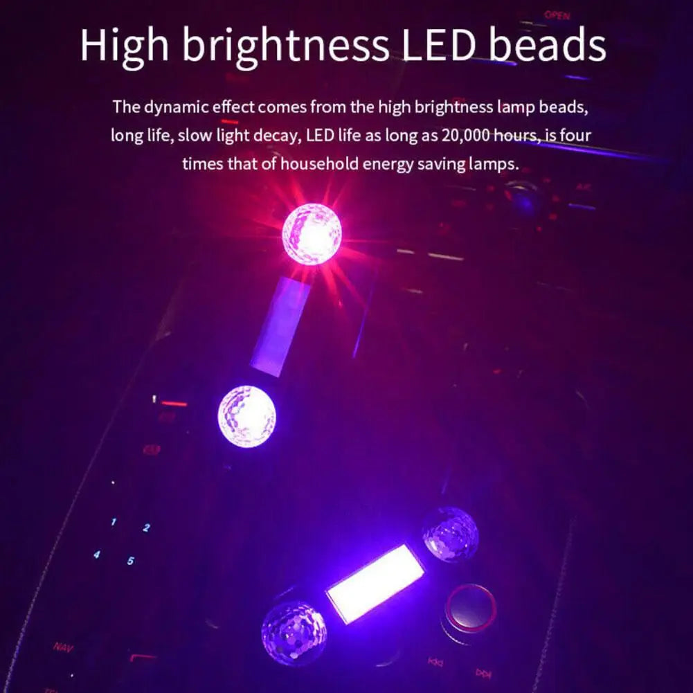 LED Car Atmosphere Lamp Wireless