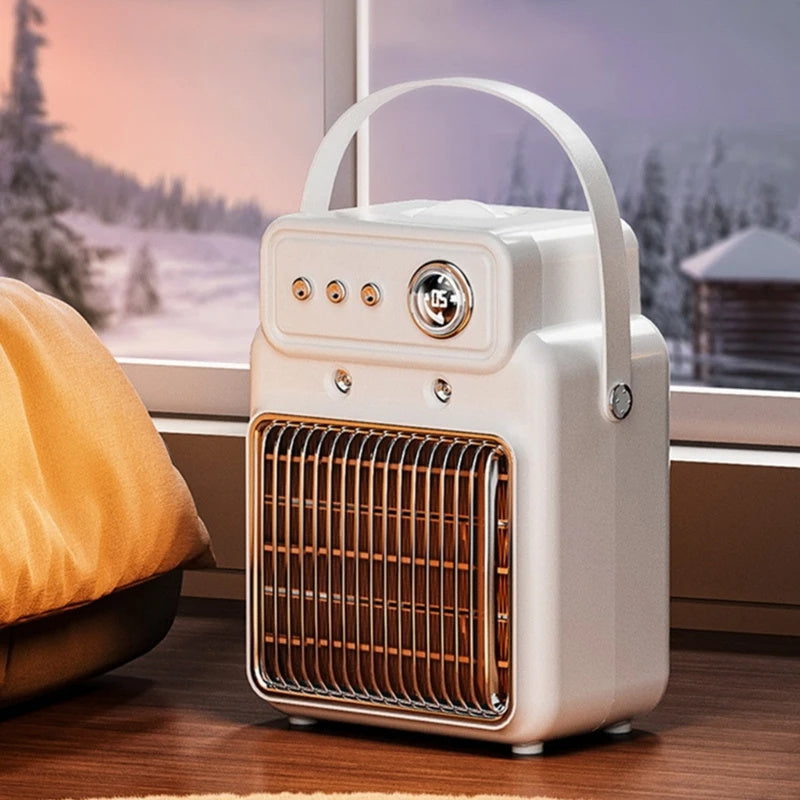 1200W 2 In 1 Efficient Room Heater Humidifying Table Heater Overheating Protections Heater Indoor Heater Suitable For Offices - Techno's House